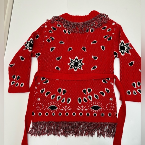 Jen’s Pirate Booty Bandana Cardigan, Small, sweater jacket - Picture 13 of 16